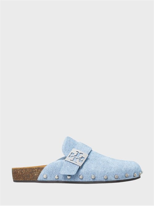 Mellow Mule in Printed Suede with Studs TORY BURCH | 167995432